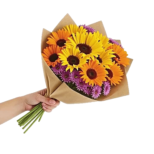 Golden Sunflower Bouquet
