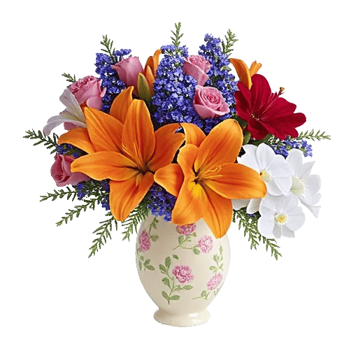 Graceful Lily Display