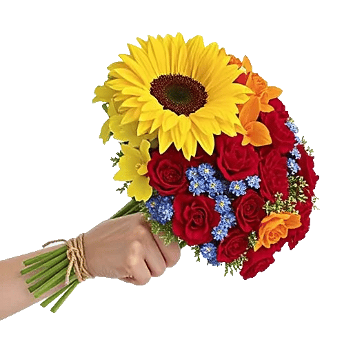 Golden Sunflower Bouquet