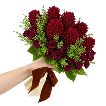 Crimson Blossom Harmony
