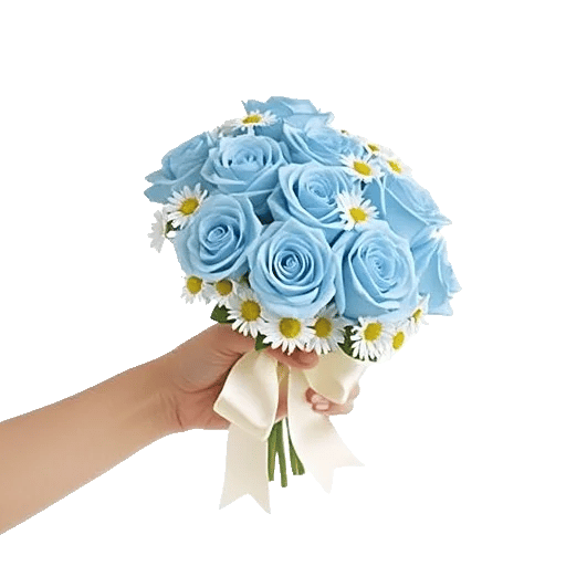 Elegant Blue Roses
