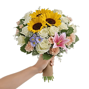 Golden Sunflower Bouquet