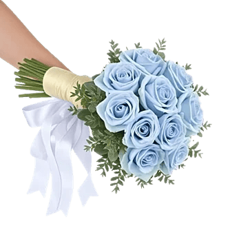 Elegant Blue Roses
