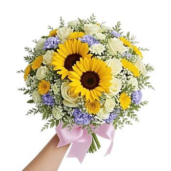 Golden Sunflower Bouquet