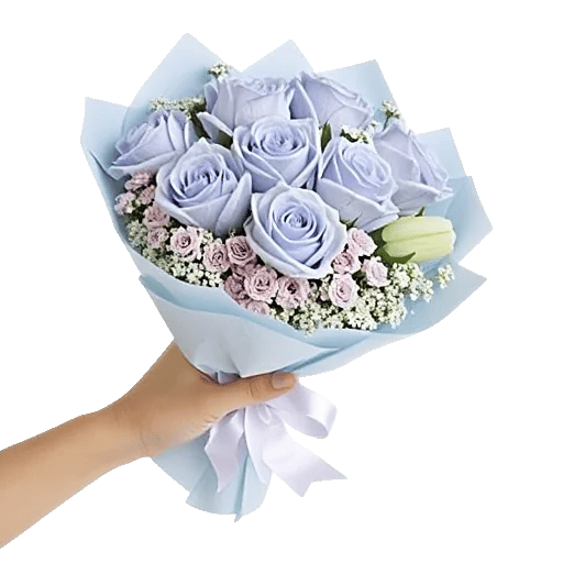 Elegant Blue Roses