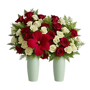 Crimson Blossom Harmony