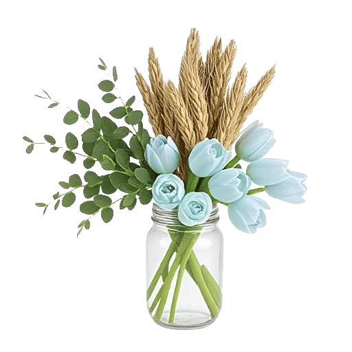 Minimalist White Orchids