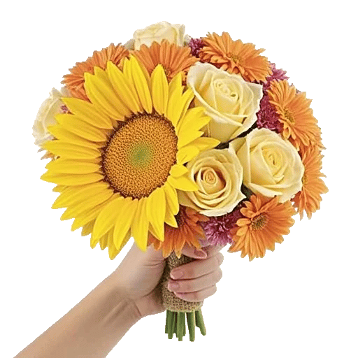 Golden Sunflower Bouquet