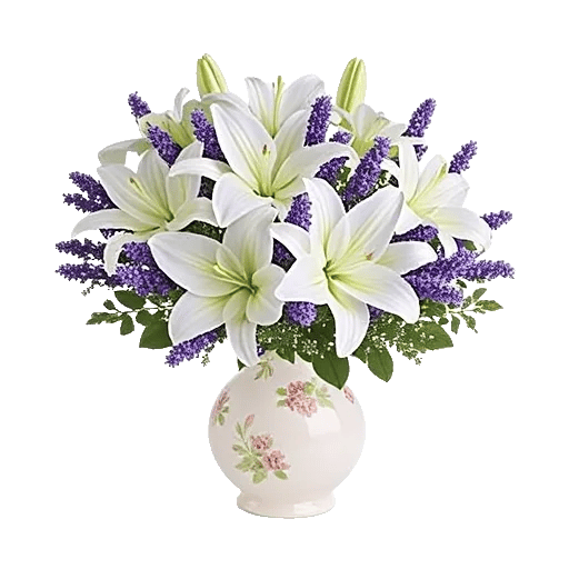 Graceful Lily Display