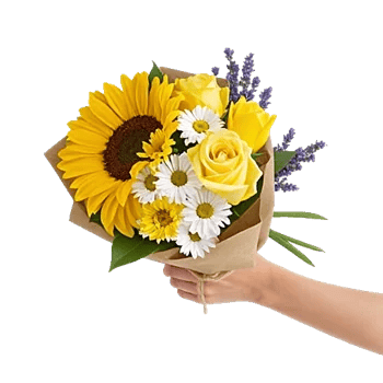 Golden Sunflower Bouquet