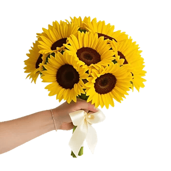 Golden Sunflower Bouquet