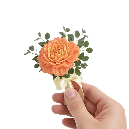 Minimalist White Orchids