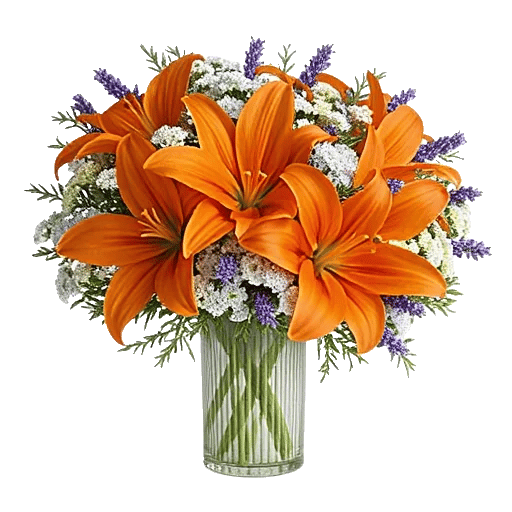 Graceful Lily Display