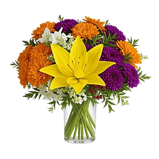 Graceful Lily Display