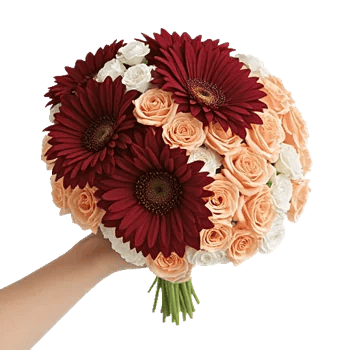 Crimson Blossom Harmony