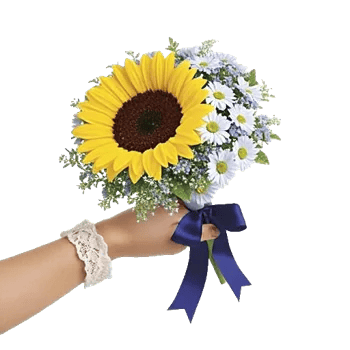 Golden Sunflower Bouquet