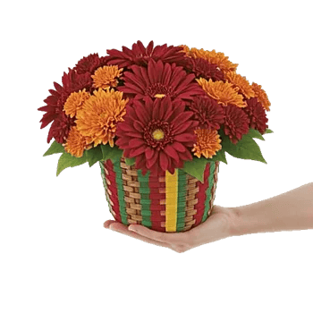 Crimson Blossom Harmony