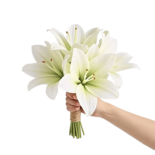 Graceful Lily Display