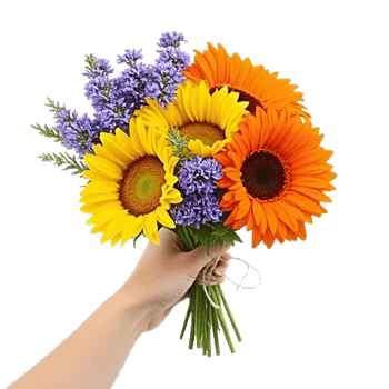 Golden Sunflower Bouquet