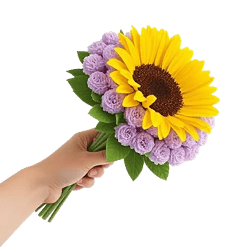 Golden Sunflower Bouquet