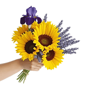 Golden Sunflower Bouquet