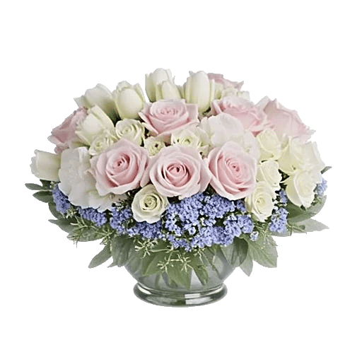 Blush Romantic Centerpiece