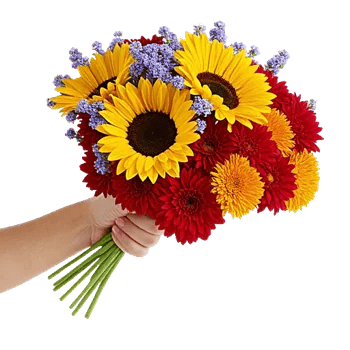 Golden Sunflower Bouquet