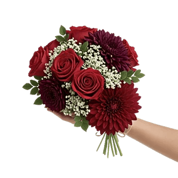 Crimson Blossom Harmony