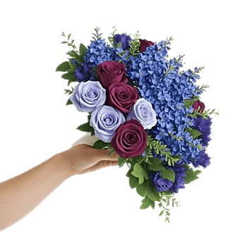 Elegant Blue Roses