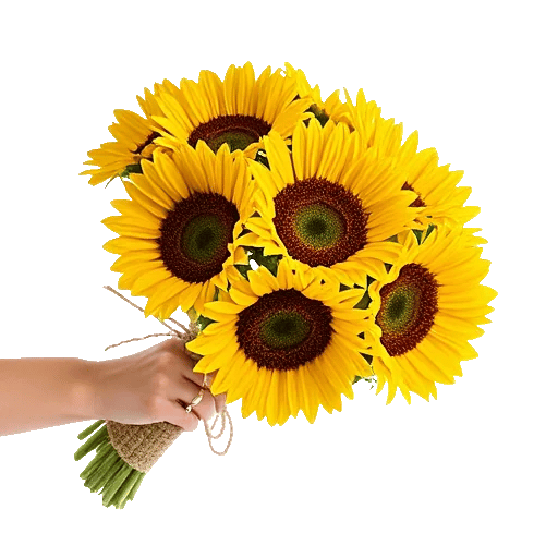 Golden Sunflower Bouquet