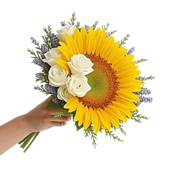 Golden Sunflower Bouquet