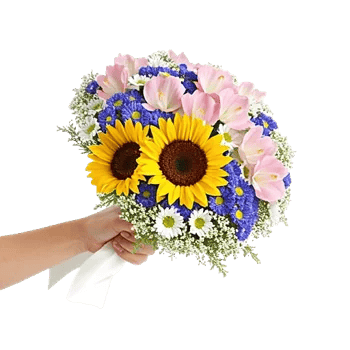 Golden Sunflower Bouquet