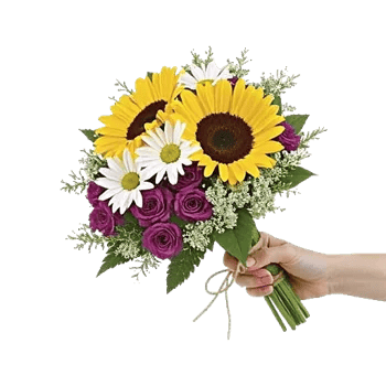 Golden Sunflower Bouquet
