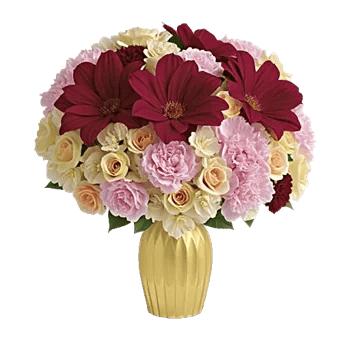 Crimson Blossom Harmony