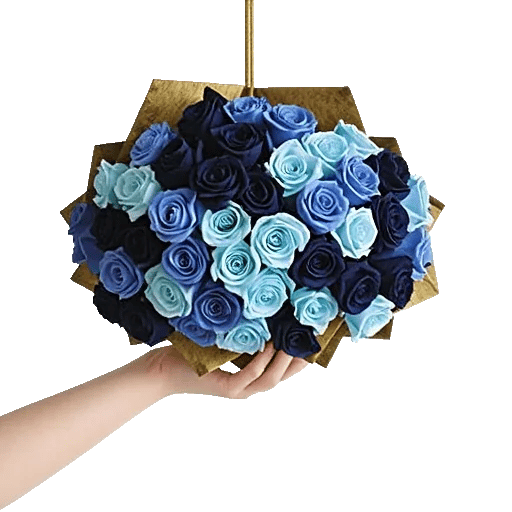 Elegant Blue Roses