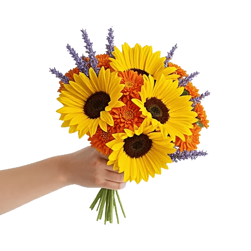Golden Sunflower Bouquet