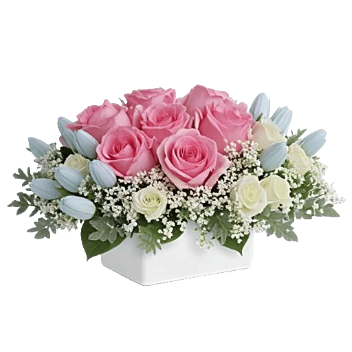 Blush Romantic Centerpiece