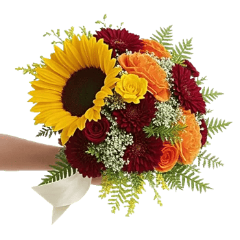Amber Sunflower Glow