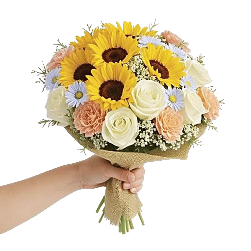 Golden Sunflower Bouquet