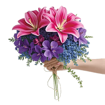 Graceful Lily Display