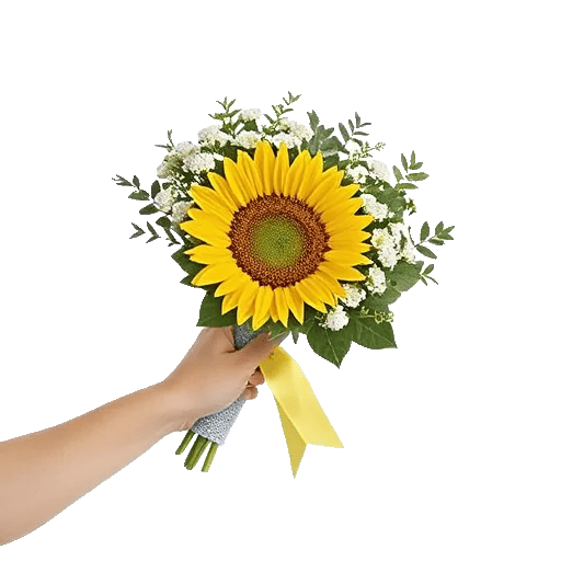 Golden Sunflower Bouquet