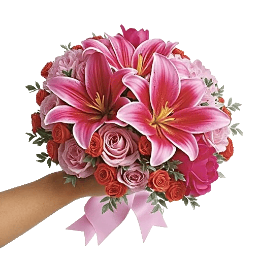 Graceful Lily Display