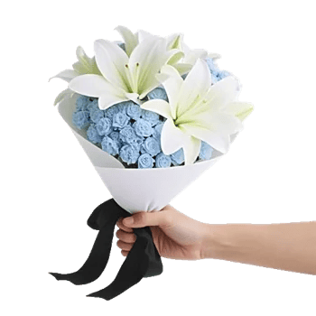 Graceful Lily Display