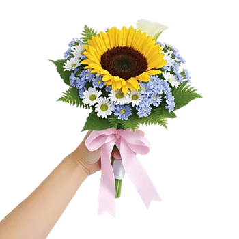 Golden Sunflower Bouquet