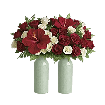 Crimson Blossom Harmony