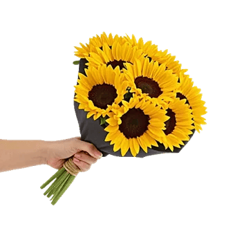 Golden Sunflower Bouquet