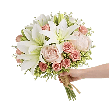 Graceful Lily Display