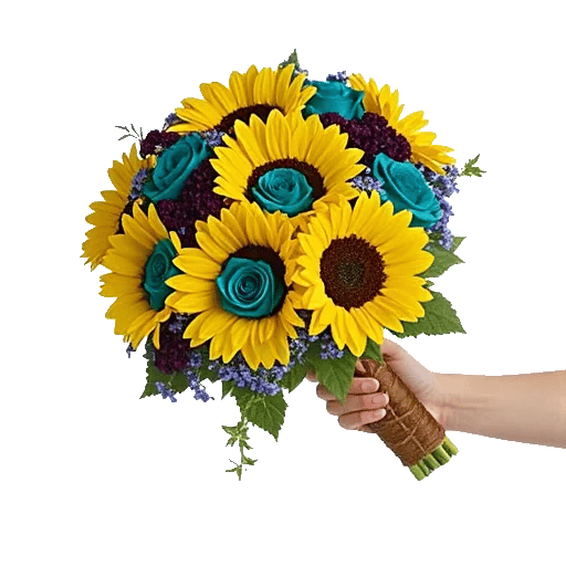 Golden Sunflower Bouquet