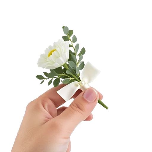 Minimalist White Orchids