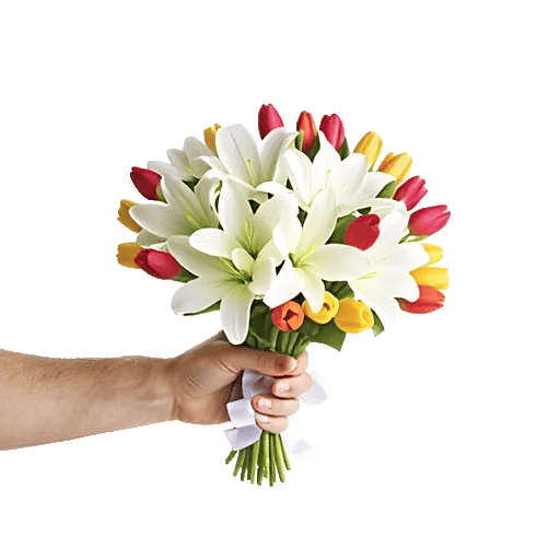 Graceful Lily Display